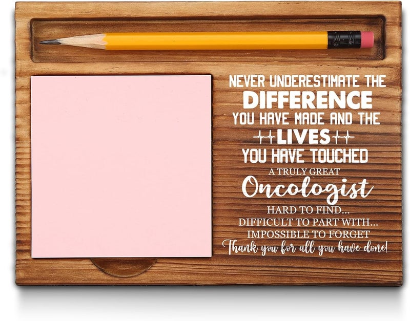 akeke Oncologist Sticky Note Holder, Oncologist Thank You Appreciation Gifts for Men, Women, Oncologist Doctor Gifts, Oncologist Office Desk Self-Stick Note Pad Holders GSH388 - Image 1